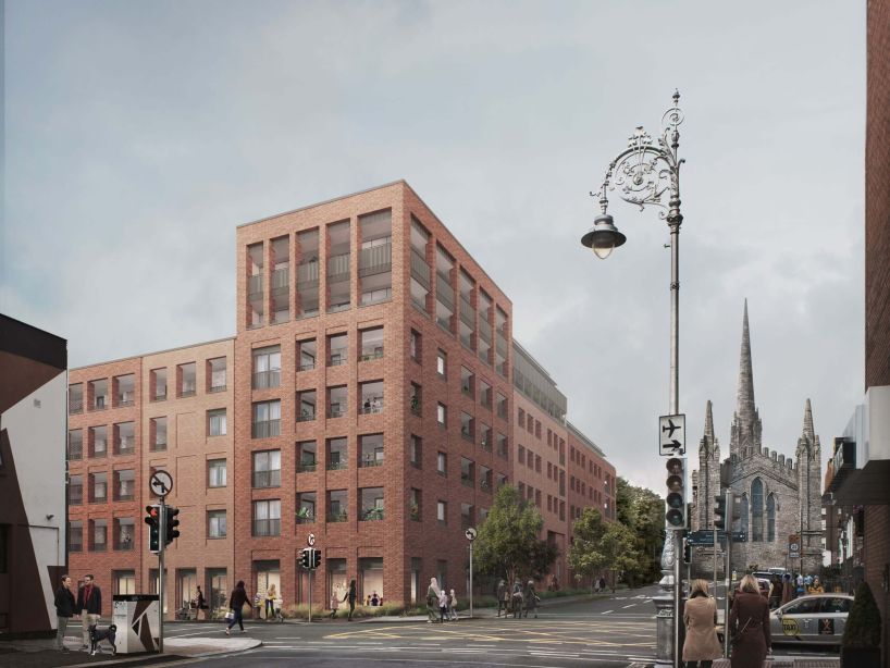 Redevelopment of a 1.2 hectare urban block at Dorset Street, Dublin 1, replacing four flat blocks with an inclusive new social housing scheme.