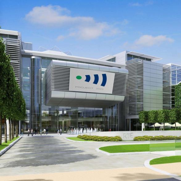 The built environment required to handle the digital era must deal with major changes including the need for large servers, studios which can deliver high definition television and an organizational change to handle new technologies, including internet, podcast, interactive TV etc.