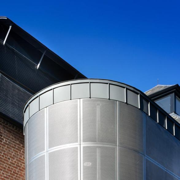 The &lsquo;Kiln&rsquo; building forms part of the Lee Maltings site, home to the Tyndall Institute for over thirty years. The whole site is historically significant, facing directly onto the River Lee and designated as a protected structure.