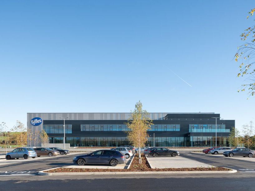 The new production, distribution centre and headquarters for Fyffes Ireland is the first building in the M1 Business Park in Courtlough.