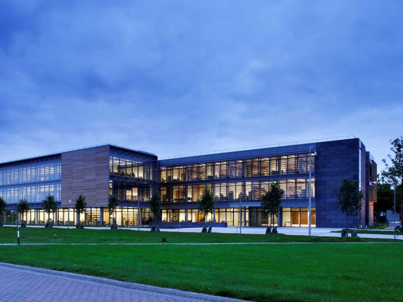 The New Humanities and Social Sciences Research Building is home to the English & Media Studies Department, the National Institute for Regional & Spatial Analysis, and the Institute for Research in Irish Historical and Cultural Traditions.
