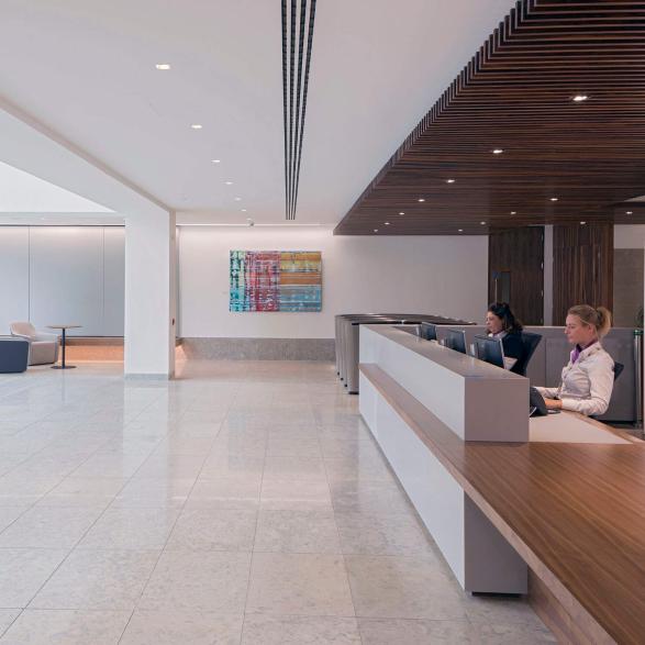 The new headquarters for, Arthur Cox, one of Ireland&rsquo;s leading law firms, provides state of the art office meeting and social spaces in an elegant, sophisticated and relaxed interior.