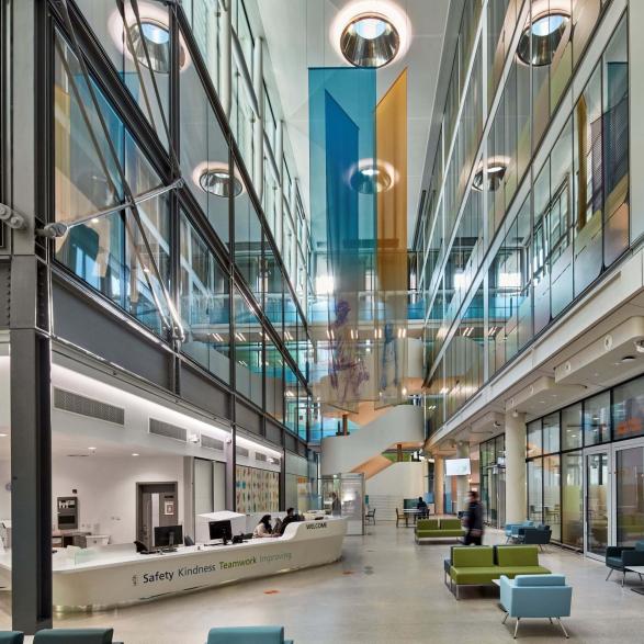 Scott Tallon Walker Architects designed the University College London Hospital, Grafton Way Building, in association with Edward Williams Architects, housing one of the UK&rsquo;s first Proton Beam Therapy Centres.