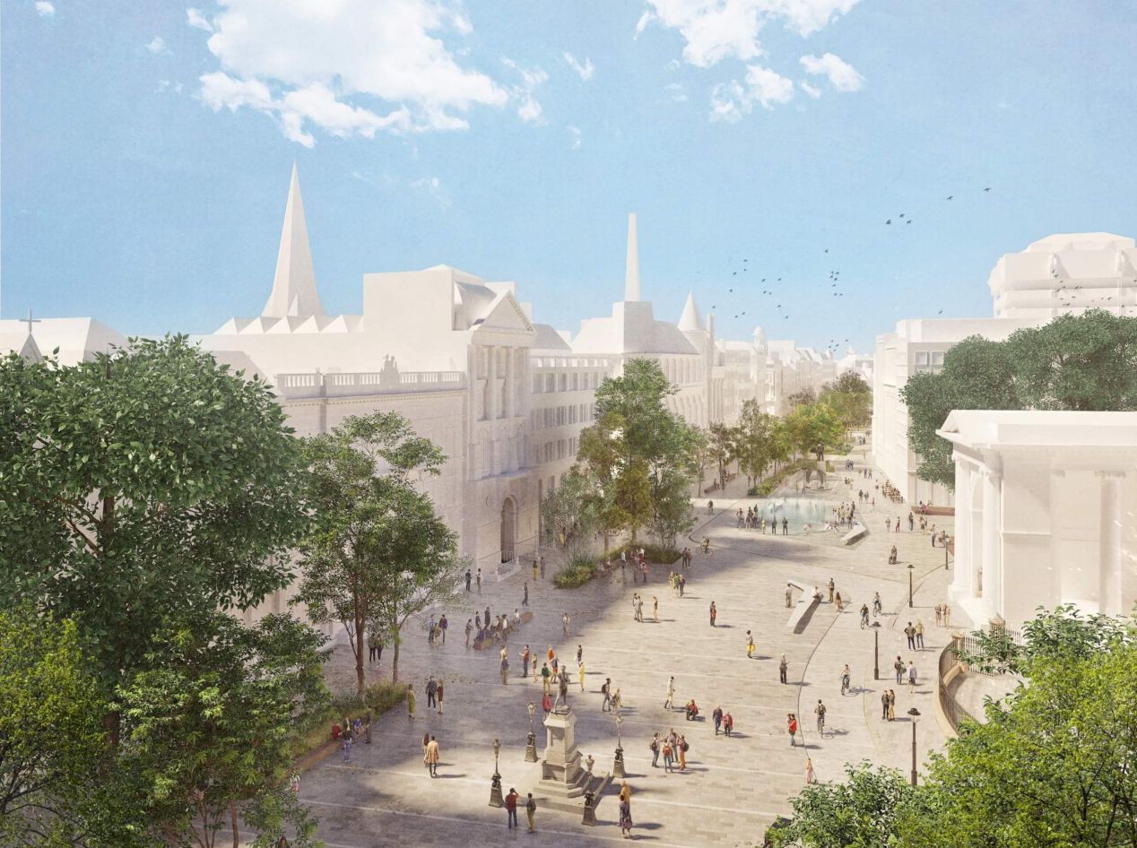A public realm project for College Green and Dame Street, Dublin, led by Dublin City Council with the National Transport Authority.